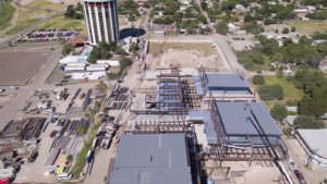 Aerial photos for construction projects