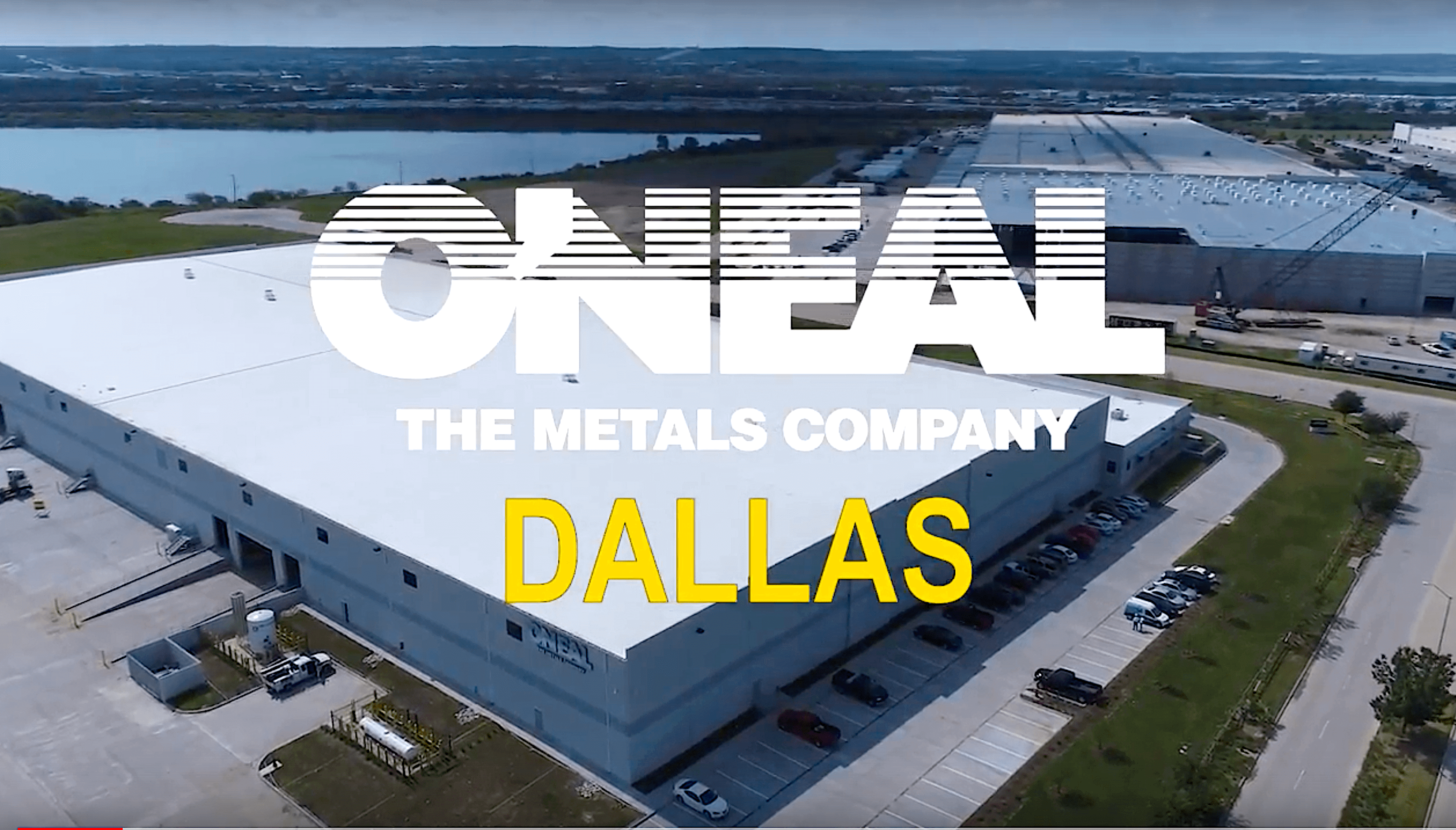Promotional company video for O'Neal Steel with aerial video and interior shots