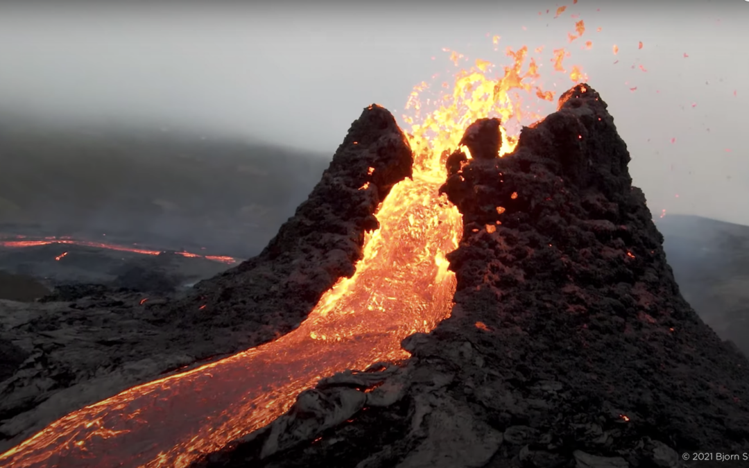 Drone Pilot Captures Awe-Inspiring Volcano Eruption